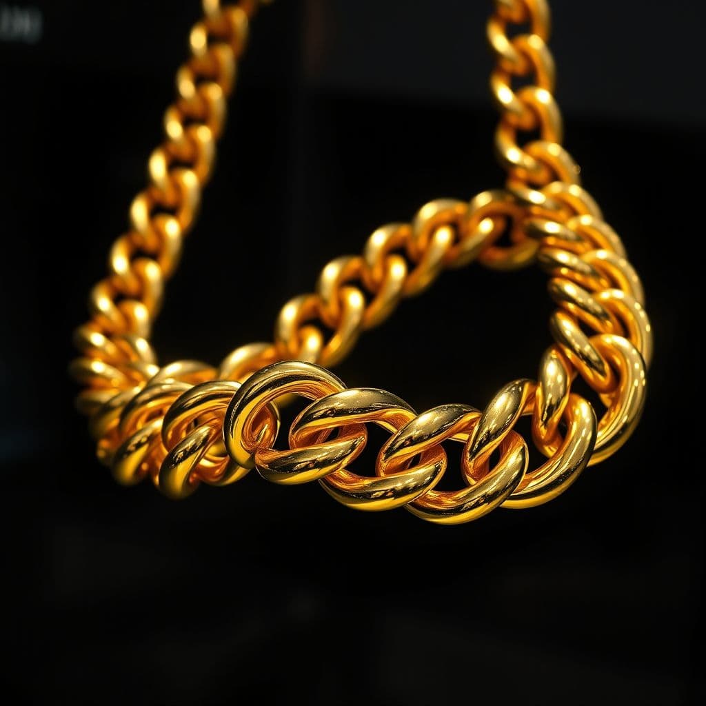 Cadena de oro estilo Miami de 1 kilo similar a la de Edwin Caz