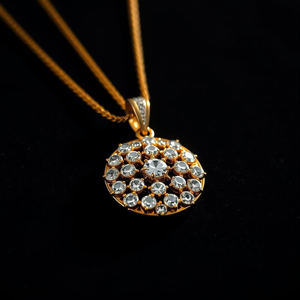 Dije de oro estilo Sad Boys similar al de Junior H